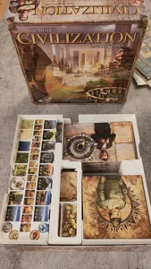 Insert / Organizer for Sid Meier’s Civilization (2010) with both expansions