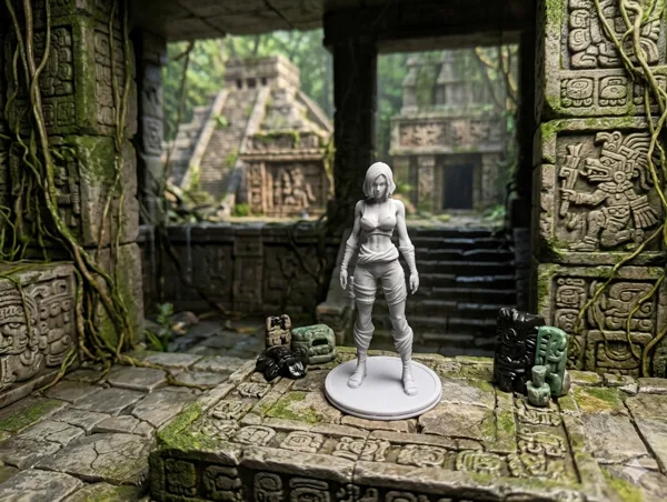 Lost Civilization Fighter: Fantasy Miniature Woman