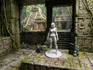 Lost Civilization Fighter: Fantasy Miniature Woman
