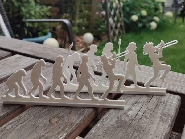 Human Evolution – From Ape to Trombone Player