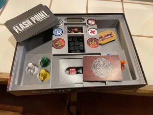 Flash Point Fire Rescue Board Game Organizer Sides