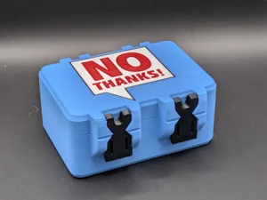 No Thanks! Card Box - SnapLock