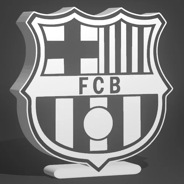 Lightbox  FC Barcelona black-white