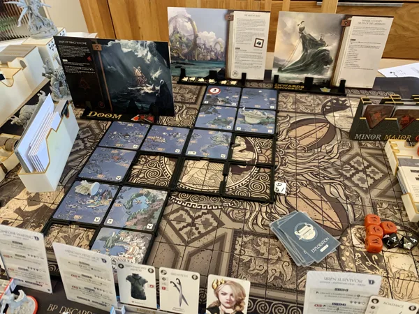 Aeon Trespass: Odyssey Interlocking Map Card/Tile Frame - Resized and Raised