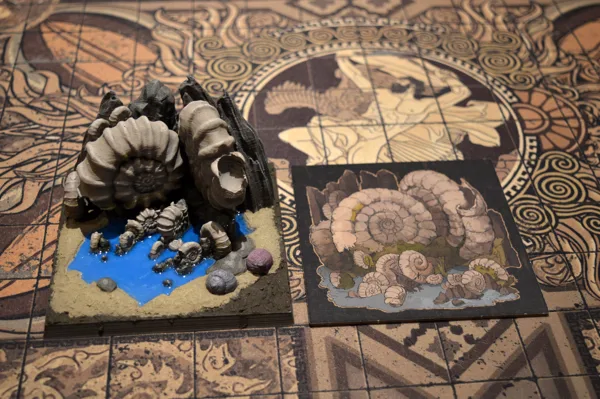 Aeon Trespass: Odyssey - Giant Shell Terrain Tile