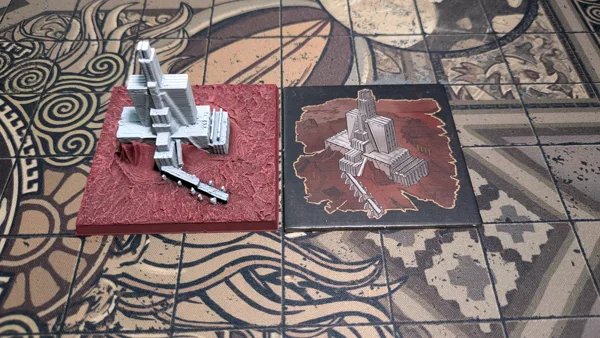 Aeon Trespass: Odyssey - Krypteia Outpost (+damaged) Terrain Tile