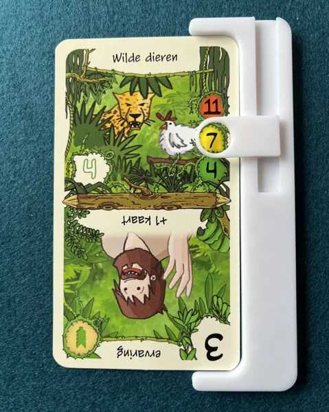 Friday card game hazard level indicator