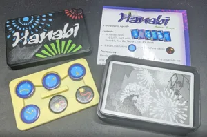 Hanabi Card Game Case - Blank or Five Color Lid