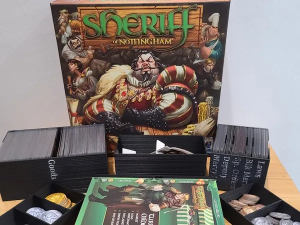 Sheriff of Nottingham Board Game insert