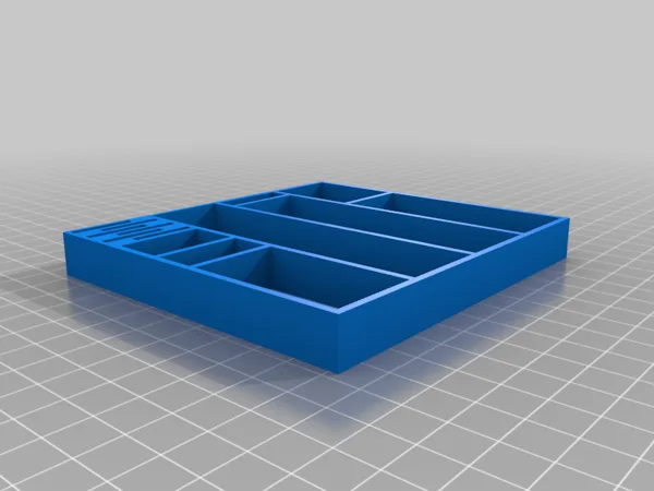 Marker / Token tray for 25mm square for Mansions of Madness
