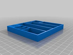 Marker / Token tray for 25mm square for Mansions of Madness