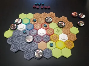 Super Fantasy Brawl Board and Trap Tokens