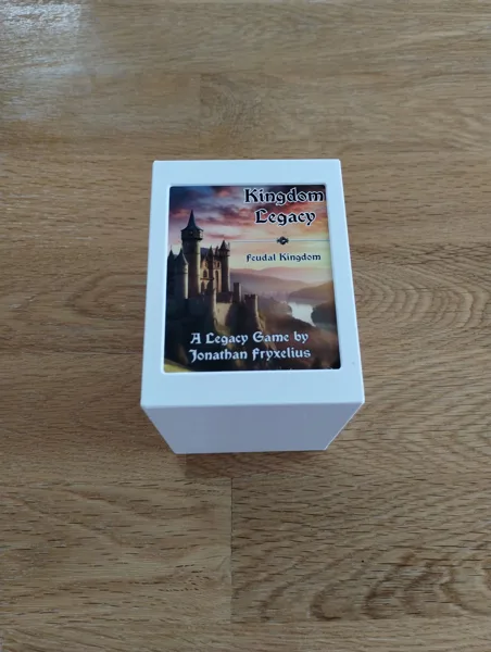 Kingdom Legacy - Feudal Kingdom - Card game storage box for sleeved cards