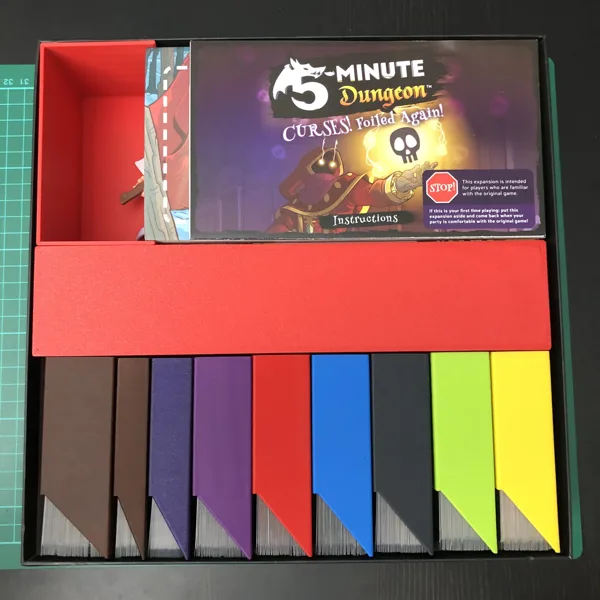 5-Minute Dungeon - insert for sleeved cards + expansion - FFG