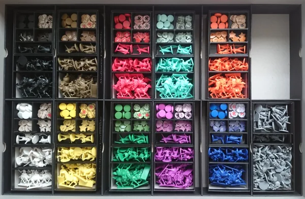 Player Boxes Organizers for Medioevo Universale