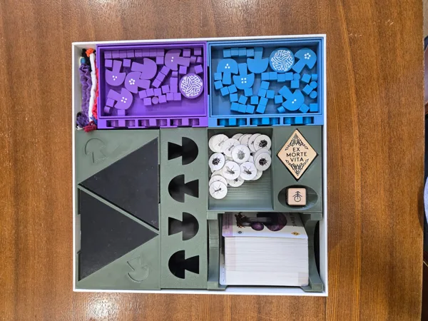 Mycelia Boardgame (with North America Expansion) Insert / Organizer