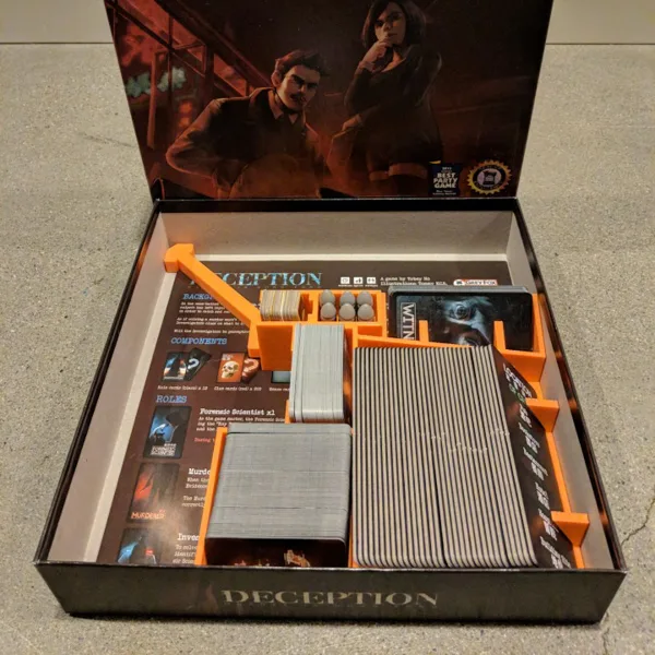 Deception Board Game Insert