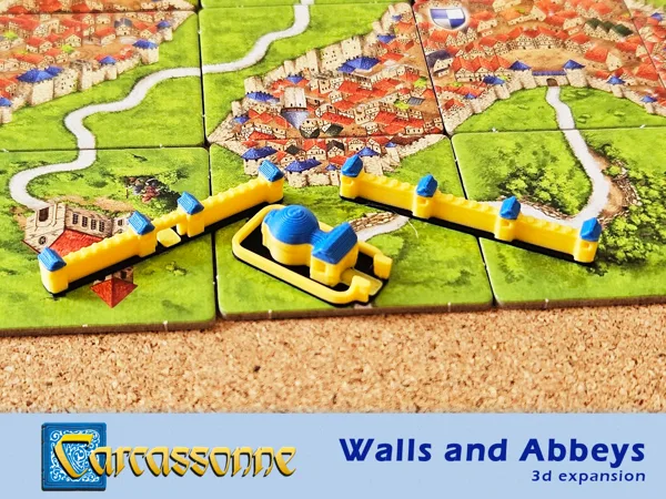 Carcassonne - Walls and Abbeys - a 3D expansion