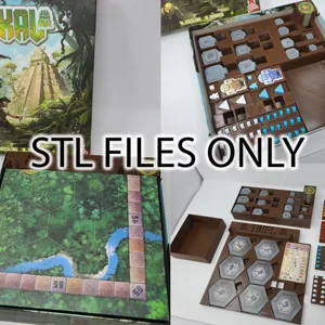 Tikal (Super Meeple version) insert / organizer
