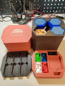 3D Catan storage box