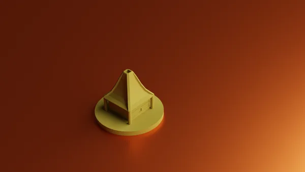 Avatar themed CATAN tokens: Air Nomad House