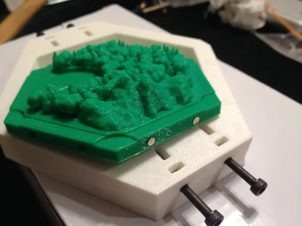 Catan tile magnet placer