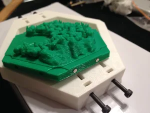 Catan tile magnet placer