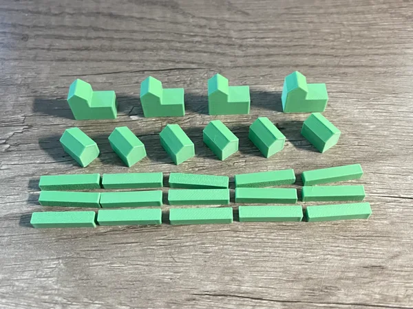 CATAN Board Game Pieces