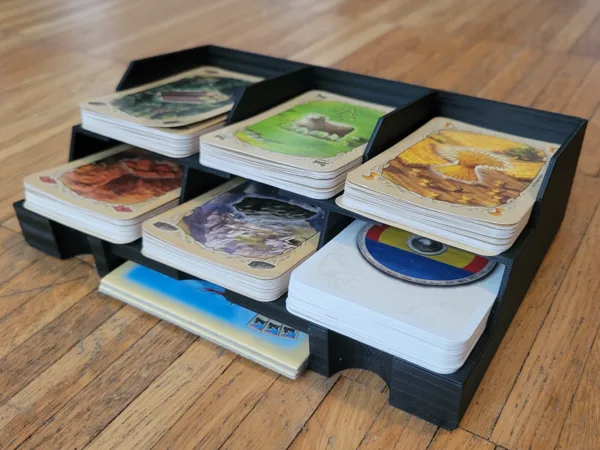 Catan card holder tray