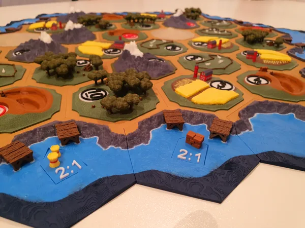 Gameboard for Catan - Land Tiles (AMS compatible)