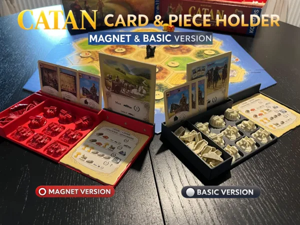 CATAN Card & Piece Holder – Magnet & Basic Version