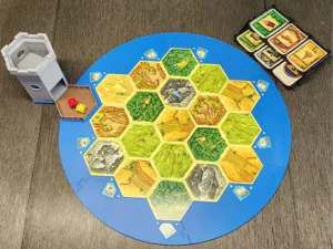 Catan Border with Removable Dice Tower