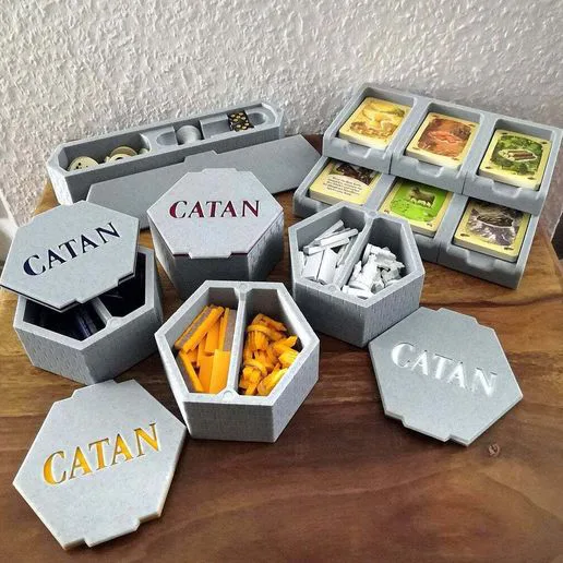 Catan accessory boxes