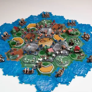 Catan compatible hex tiles! FDM and RESIN models (74 files together including lychee files for resin)