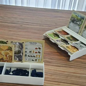 Catan organizer for cards & pieces