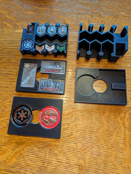 Star Wars Unlimited Token Trays - Gamegenic Token Keep - metalFABtokens