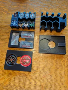 Star Wars Unlimited Token Trays - Gamegenic Token Keep - metalFABtokens