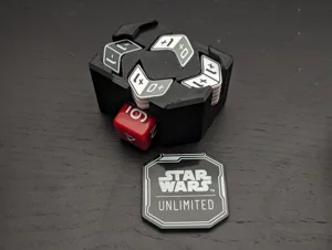 Center Insert with Dice Tunnel for Gamegenic Deckpod for Star Wars: Unlimited