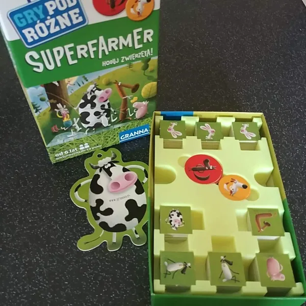 Insert for Polish game Superfarmer (box insert)