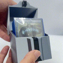 Enhanced Mandalorian Style Deck Box (MTG, Pokémon TCG, Star Wars Unlimited) / Multiparts / 3mf included