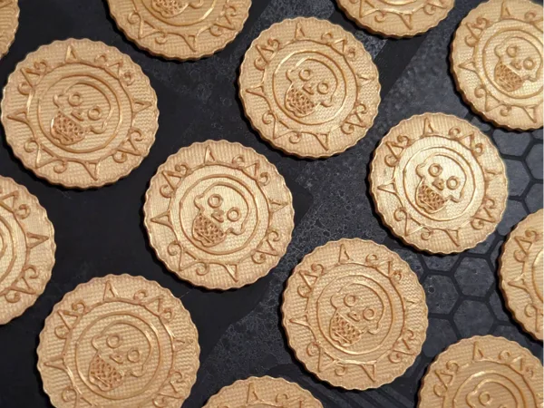 Port Royal card game golden coins