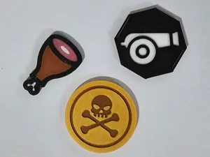 Jamaica Board Game Tokens
