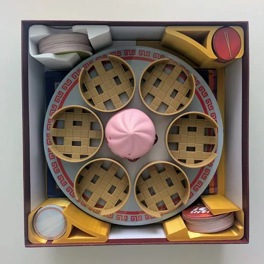 Sushi Go Dim Sum Board Game Box Insert – Easy Print & Clean Organization