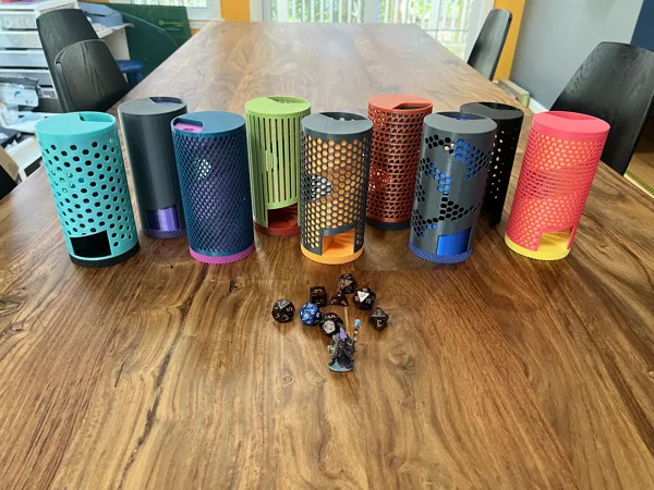 Contemporary Dice Tower/Storage v2