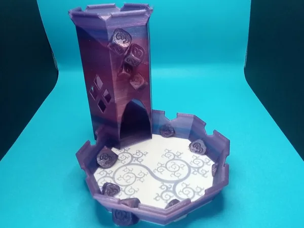 Dicey dice tower