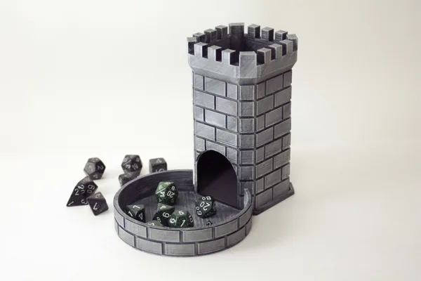 Dice Tower w/swappable trays