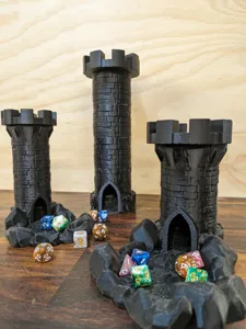 Modular Dice Tower Castle (Circular)
