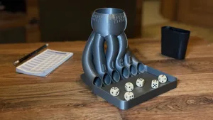 Toboggan Dice tower