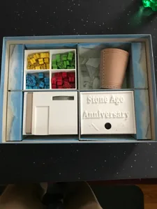 Stone Age Anniversary board game organizer game insert