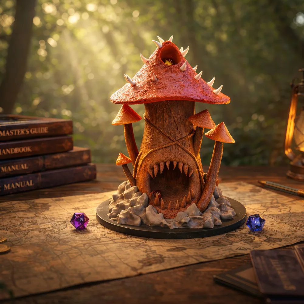 Mushroom Dice Tower
